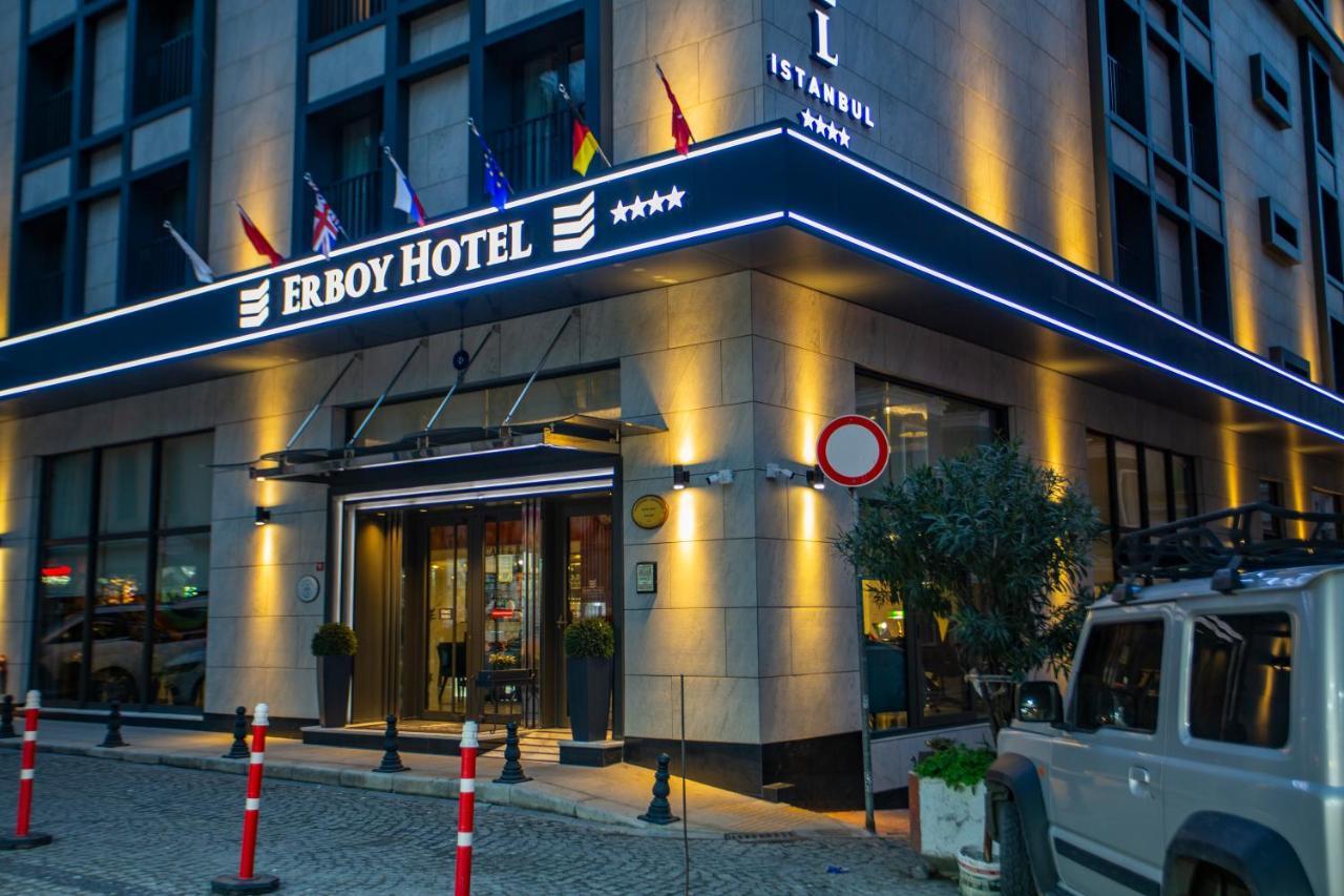 Erboy Hotel Istanboel Buitenkant foto